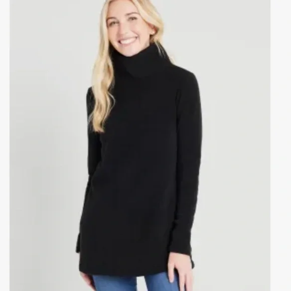 Dudley Stephens Black Cobble Hill Turtleneck - Picture 1 of 1